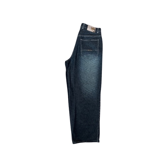 RE:VERB Men's Vintage Loose Fit 5- Pocket Jeans-34W x 30L- Blue - Picture 3 of 7